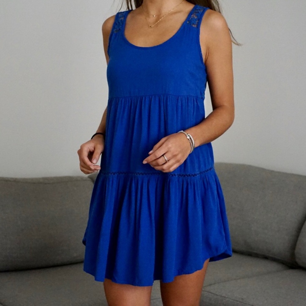 American Eagle Babydoll Dress w/ Lace Back - XXS/XS